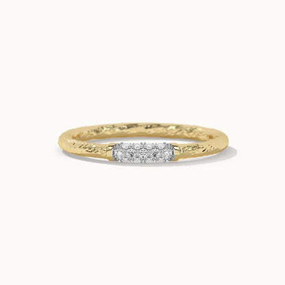 Textured Diamond Band