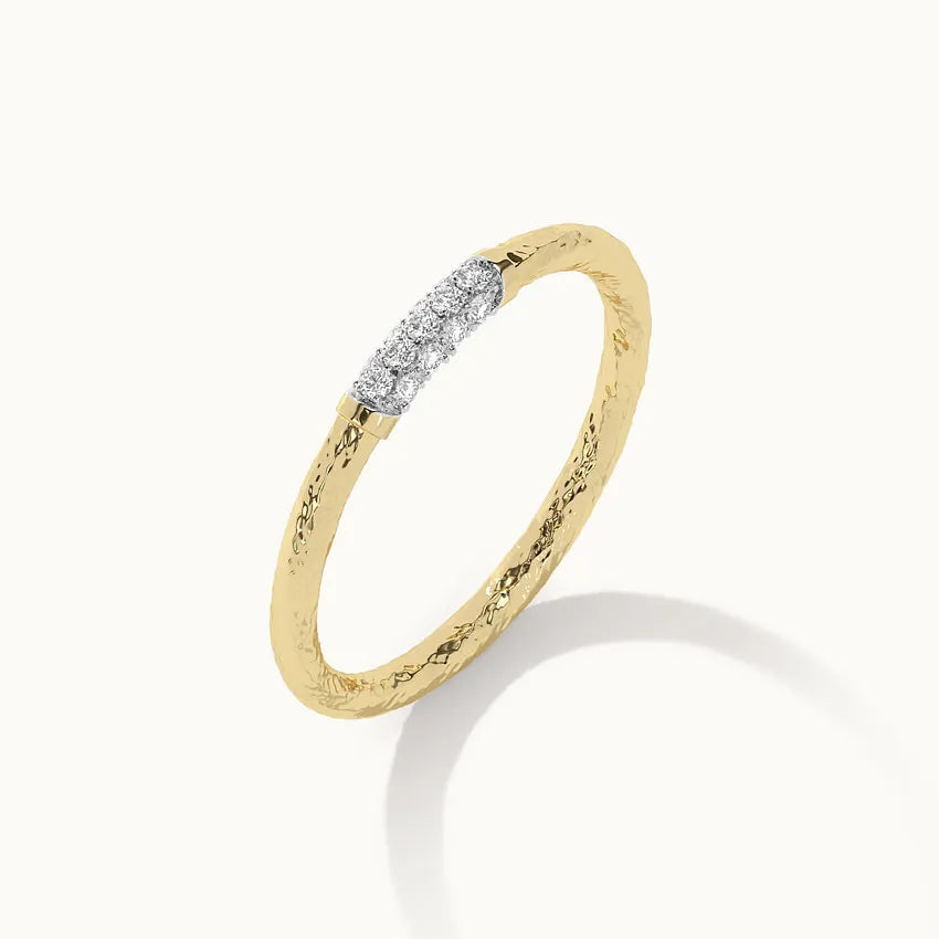 Textured Diamond Band