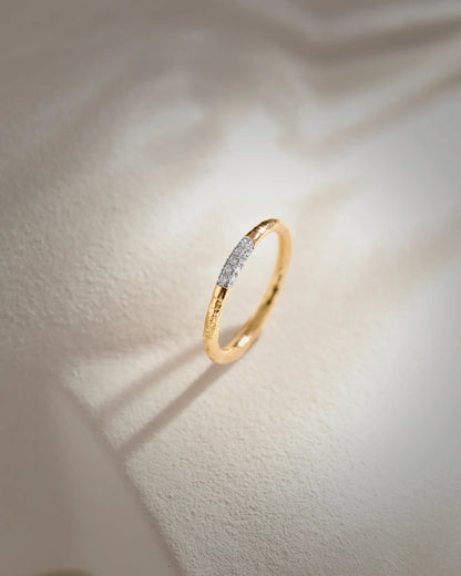 Textured Diamond Band