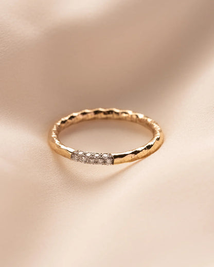 Textured Diamond Band