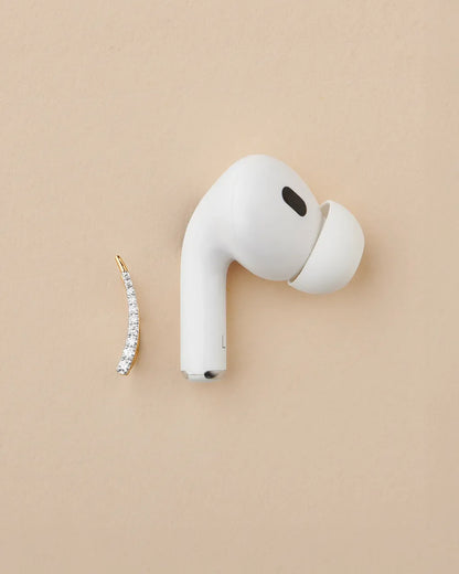 Minimal Diamond Climber Earrings
