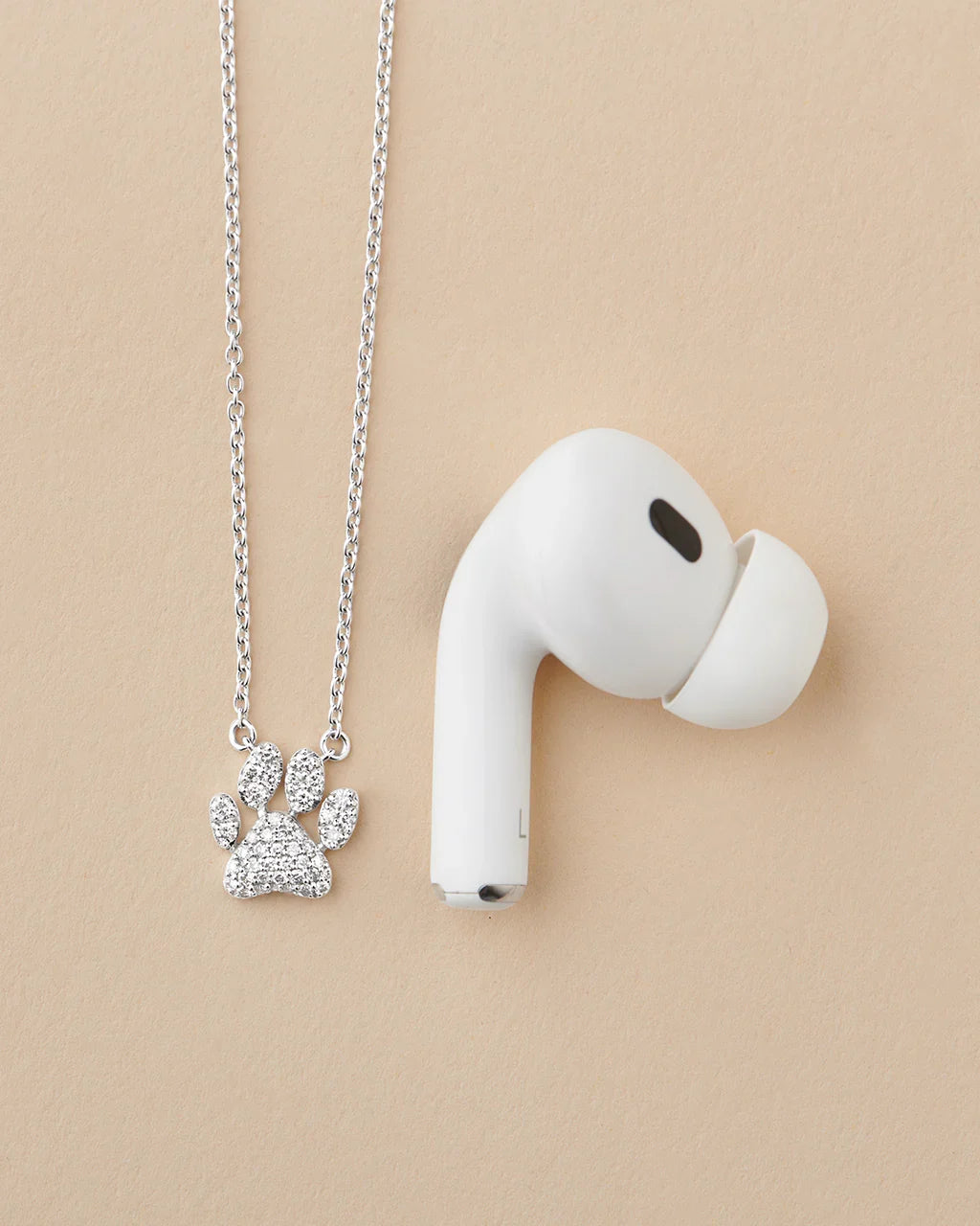 Paw Diamond Necklace